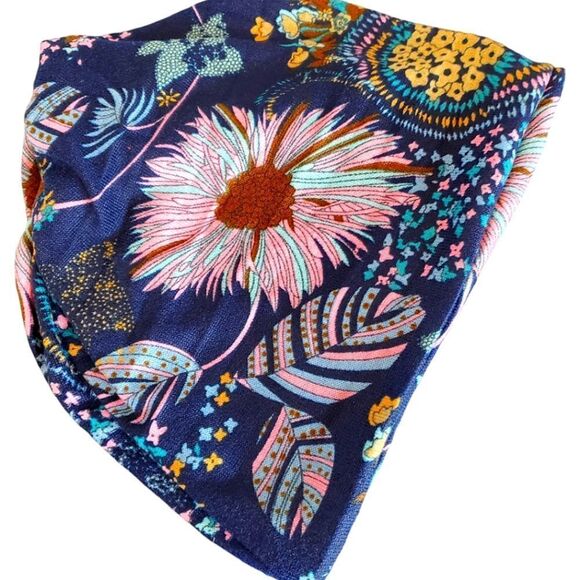 Gorgeous Blue Boho Print Beanie Hat or Headband - Picture 2 of 4